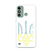 Чехлы для ZTE Blade A53  Укр. Символика (AlphaPrint) (Герб из букв)