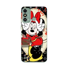 Чохол Disney Mouse ZTE Blade A53 (PREMIUMPrint) (Мінні peace)