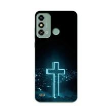 Християнські Чохли для ZTE Blade A53 (AlphaPrint) (Хрест і місто)
