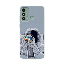 Чохол NASA для ZTE Blade A53 (AlphaPrint) (Космонавт фото)