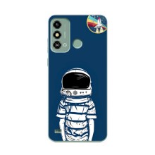 Чохол NASA для ZTE Blade A53 (AlphaPrint) (Хлопчик в шоломі)