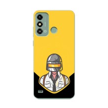 Чеjхол PUBG для ЗТЕ Блейд А53 (AlphaPrint) (Пабг в шоломі)