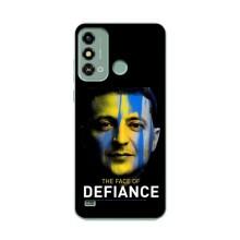 Чехол для ZTE Blade A53 (AlphaPrint - с принтом Зеленского) – В. Зеленский