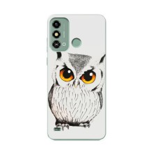 Чохол з пташками на ZTE Blade A53 (VPrint) (Мила Сова)
