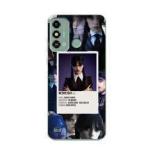 Чохли Венсдей на ZTE Blade A53 Уенсдей (AlphaPrint) (колаж Венздей)