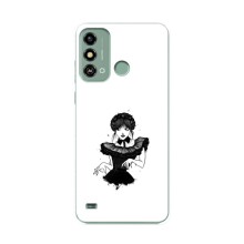 Чохли Венсдей на ZTE Blade A53 Уенсдей (AlphaPrint) (танець Венздей)