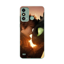 Чехол дракон Беззубик для ZTE Blade A53 – Беззубик и Иккинг