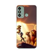 Чехол Король лев на ЗТЕ Блейд А53 – Рождение Симбы