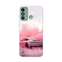 Чохол з авто Порше для ZTE Blade A53 – Рожевий Порше