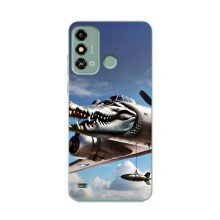 Чехол с мемом Тралалело тралала на ZTE Blade A53 (Бомбардиро крокодило)