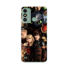 Чехол как приручить дракона на ZTE Blade A53 (Персонажи дракона)