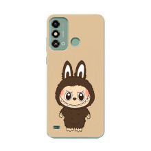 Чехол с Лабубу на ZTE Blade A53 – Коричневый Лабубу