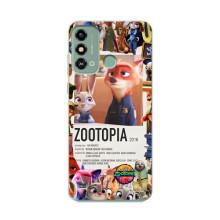 Чехол Зоотрополіс на ZTE Blade A53 – Коллаж Зоо