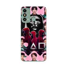 Чохол Гра в кальмара для ZTE Blade A53 – Персонажі гри кальмара