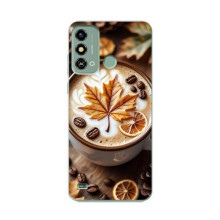 Чохол з унікальним дизайном 'Осінь з кавою' для ZTE Blade A53 – Пряна кава