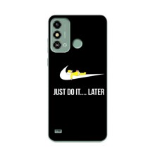 Силиконовый Чехол на ZTE Blade A53 с картинкой Nike (Later)