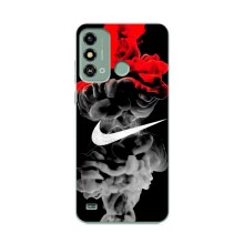 Силиконовый Чехол на ZTE Blade A53 с картинкой Nike – Nike дым