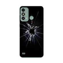 Текстурный Чехол для ZTE Blade A53 (Биток стекло)