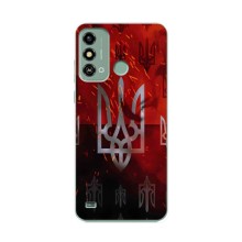 Украинские Чехлы для ZTE Blade A53 с картинкой УПА (AlphaPrint) (ГЕРБ УПА)