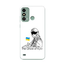 Захисні чохли (Призрак Киева) для ZTE Blade A53 (AlphaPrint) (Льотчик Києва)