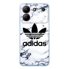 Чехлы Адидас для ZTE Blade A54 (AlphaPrint) (Адидас на мраморе)