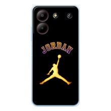 Чехлы для ZTE Blade A54 - с картинкой JORDAN (AlphaPrint) (Jordan Gold)