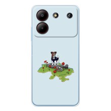Чохли з картинкою собаки Патрон для ZTE Blade A54 (AlphaPrint) (Сапер Пес)