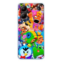 Чехол для ZTE Blade A54 Бравл Старс (VPrint) (герои Бравл Старс)