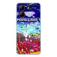 Чохол майнкрафт для ZTE Blade A54 (MINECRAFT)