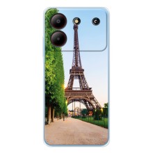 Чехол Эйфелева Башня для ZTE Blade A54 - (AlphaPrint) (Дорога в Париж)