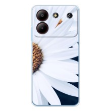 Чохол з ромашками на ZTE Blade A54 (Пів ромашки)