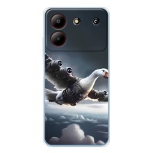 Чехол с мемом Тралалело тралала на ZTE Blade A54 (Бомбардини гусини)