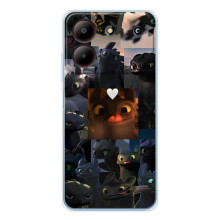 Чохол як приборкати дракона на ZTE Blade A54 (Дракон колаж)