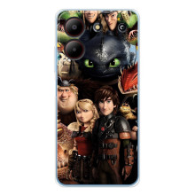 Чохол як приборкати дракона на ZTE Blade A54 (Персонажі дракона)