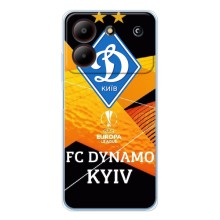 Чехол с ФК Динамо Киев на ЗТЕ Блейд А54 (Лого ФК Динамо)