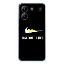 Чехол с логотипом Найк на ZTE Blade A54 (Nike just do it)