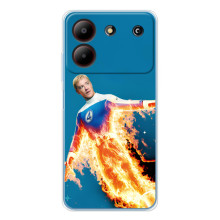 Чохол з принтом Фантастична четвірка для ZTE Blade A54 – Людина-факел
