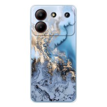 Мраморный чехол на ZTE Blade A54 (VPrint) (Нежный мрамор)
