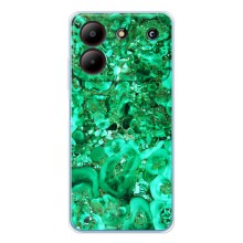 Мраморный чехол на ZTE Blade A54 (VPrint) (Салатный Мрамор)