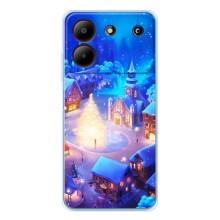 Рождественские Чехлы для ZTE Blade A54 (VPrint) (Рождественский город)