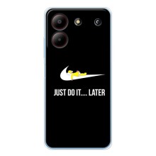 Силиконовый Чехол на ZTE Blade A54 с картинкой Nike – Later