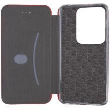 Кожаный чехол-книжка Classy для ZTE Blade A55 4G – Красный