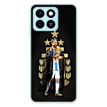 Чехлы для ZTE Blade A55 (Leo чемпион) (AlphaPrint) (Месси Король)