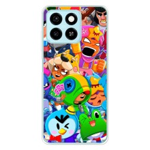 Чехлы Brawl Stars для ZTE Blade A55 (AlphaPrint) – Герои Бравл Старс