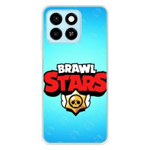 Чехлы Brawl Stars для ZTE Blade A55 (AlphaPrint) – Лого Бравл Старс