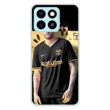 Силиконовый Чехол ZTE Blade A55 – Gold Neymar