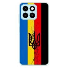Чехлы УПА (Красно-Чёрный) на ZTE Blade A55 – Флаг УПА