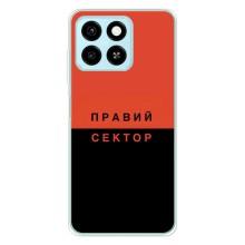 Чехлы УПА (Красно-Чёрный) на ZTE Blade A55 – Правый Серктор