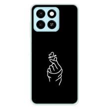 Чехлы (Знак сердечка) на ZTE Blade A55 – Знак Сердечка