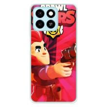 Чехол для ZTE Blade A55 Бравл Старс (VPrint) – Дуелянт Кольт